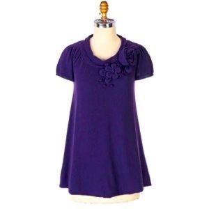 Anthropologie Moth Sweater Mini Dress in Purple